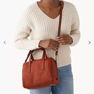 Medium brown Sydney Satchel